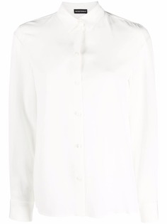 Emporio Armani шелковая рубашка на пуговицах
