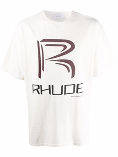 Rhude футболка с логотипом