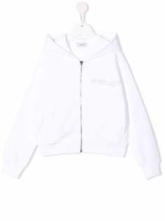 Pinko Kids худи на молнии с логотипом