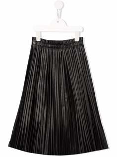 MM6 Maison Margiela Kids плиссированная юбка миди