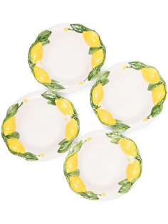 Les Ottomans набор Lemon из четырех тарелок (19 см)