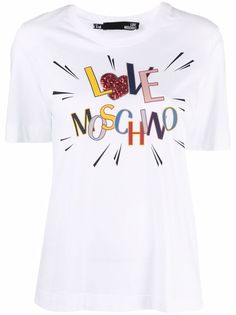 Love Moschino футболка с логотипом