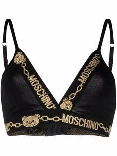 Moschino бюстгальтер с треугольными чашками