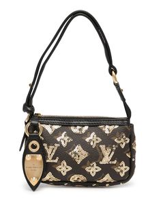 Louis Vuitton сумка Pochette Accessoires 1999-го года с монограммой