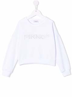 Pinko Kids топ с длинными рукавами и логотипом