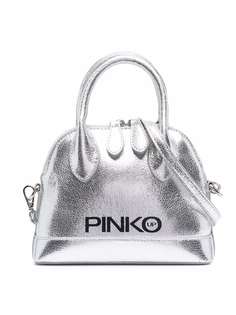 Pinko Kids сумка с эффектом металлик