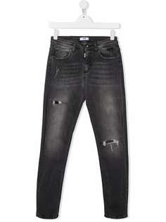MSGM Kids джинсы скинни средней посадки