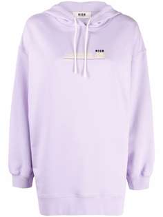 MSGM длинное худи с логотипом