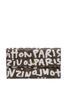Louis Vuitton кошелек Graffiti Continental 2001-го года из коллаборации с Stephen Sprouse