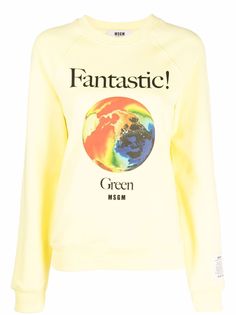 MSGM толстовка Fantastic с надписью