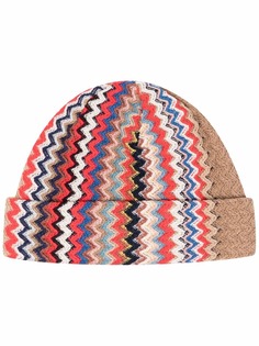Missoni шапка бини с узором зигзаг