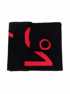 Nº21 Kids шарф вязки интарсия с логотипом