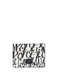 Dolce & Gabbana картхолдер с принтом граффити