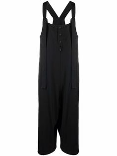 Yohji Yamamoto комбинезон с широкими брюками