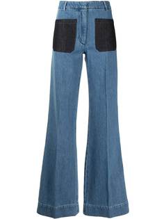 Victoria Beckham джинсы с накладными карманами