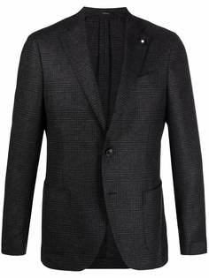 Lardini однобортный пиджак в клетку