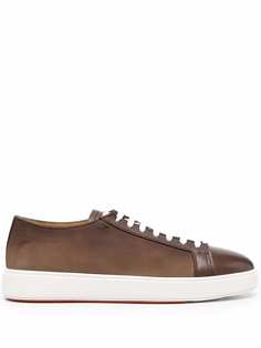 Santoni кеды с логотипом