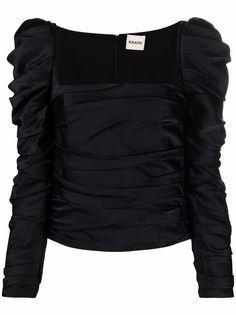 KHAITE блузка Shawna со сборками