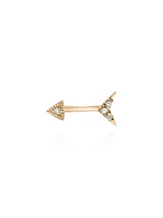 Lizzie Mandler Fine Jewelry серьга-гвоздик из желтого золота с бриллиантами