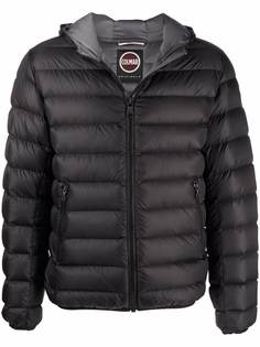 Colmar пуховик с нашивкой-логотипом и капюшоном