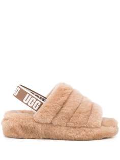 UGG сандалии Fluff Yeah с ремешком на пятке