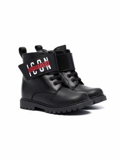 Dsquared2 Kids ботинки на шнуровке с логотипом