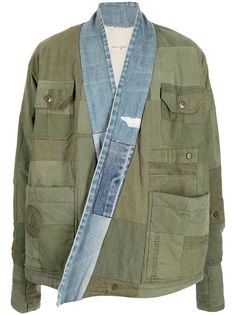 Greg Lauren куртка в технике пэчворк