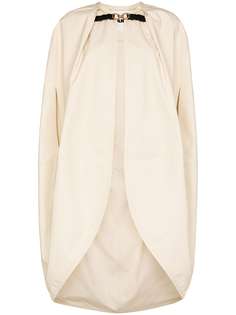 Jil Sander кейп с контрастным ремешком