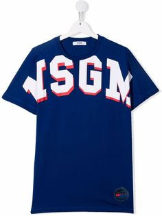 MSGM Kids футболка с логотипом