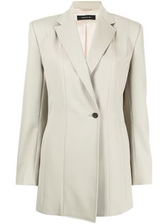 Shanghai Tang блейзер со смещенной застежкой