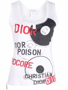 Christian Dior топ Hardcore 2004-го года с логотипом
