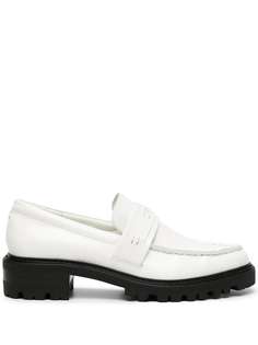 Senso Met I leather loafers