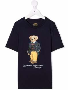 Ralph Lauren Kids футболка с принтом Teddy Bear