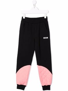 MSGM Kids спортивные брюки с логотипом