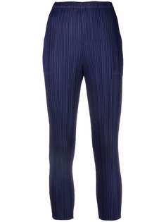 Pleats Please Issey Miyake укороченные плиссированные брюки
