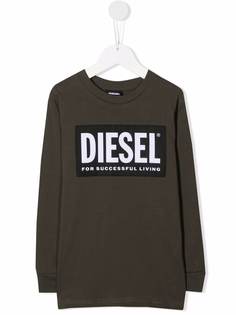 Diesel Kids футболка Tusty ML с логотипом