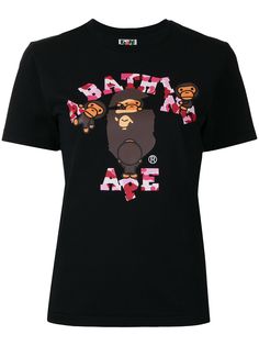 A BATHING APE® футболка с логотипом Bape