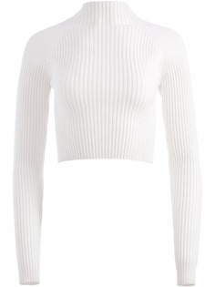 Alice+Olivia шерстяной джемпер Irena в рубчик