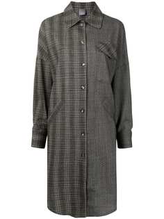 Lorena Antoniazzi клетчатое платье-рубашка