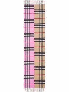 Burberry кашемировый шарф с принтом