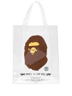 A BATHING APE® сумка-тоут BAPE Ape Head