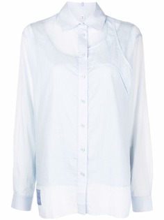 MCQ прозрачная рубашка с длинными рукавами