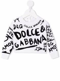 Dolce & Gabbana Kids джемпер с логотипом