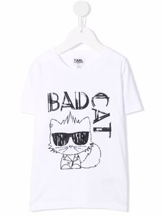 Karl Lagerfeld Kids футболка Bad Cat с короткими рукавами