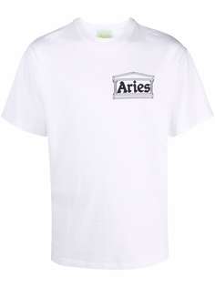 Aries футболка с логотипом