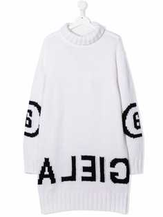 MM6 Maison Margiela Kids джемпер оверсайз с логотипом