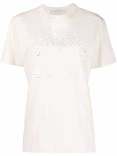 Golden Goose футболка с нашивкой-логотипом