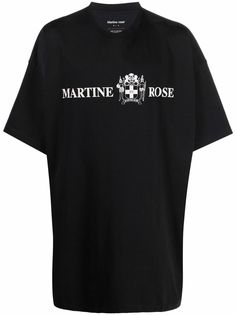 Martine Rose футболка оверсайз с логотипом