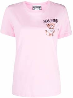 Moschino футболка с принтом Toy Bear