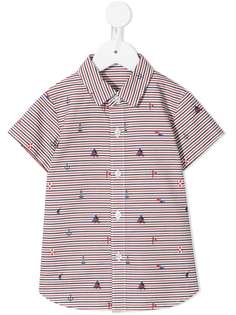 Familiar полосатая рубашка с вышивкой